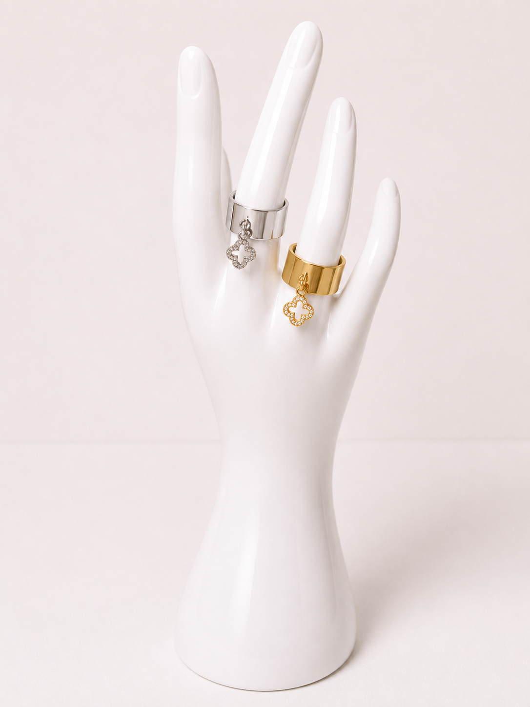Bague Trèfle Élégance