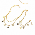 Collier charme LV