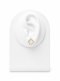 Boucle d’oreille trèfle